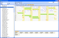 Mitarbeiter-Fehlzeitenkalender